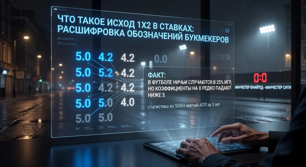 Что такое исход 1X2 в ставках: Расшифровка обозначений букмекеров